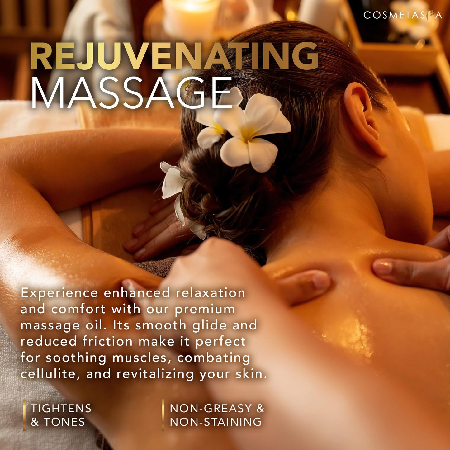 Cellulite Massage Oil, Gel & Mitt - Natural Hot Cream Massage Gel, Oil & Massager - Firm, Tone, Tighten & Moisturize Skin. Soothes Muscles (8.8 oz.)