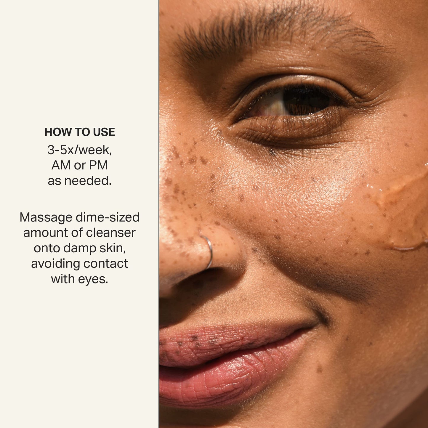 Cocokind AHA Jelly Cleanser, Gentle Face Wash and AHA BHA Cleanser with Hyaluronic Acid, Exfoliating Face Wash for Oily Skin