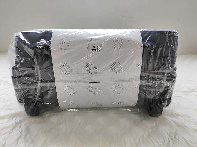 KROSER Carry On Underseat Multi-functional, 16-inch Underseater Lightweight Overnight Suitcase for Men Women, Grey