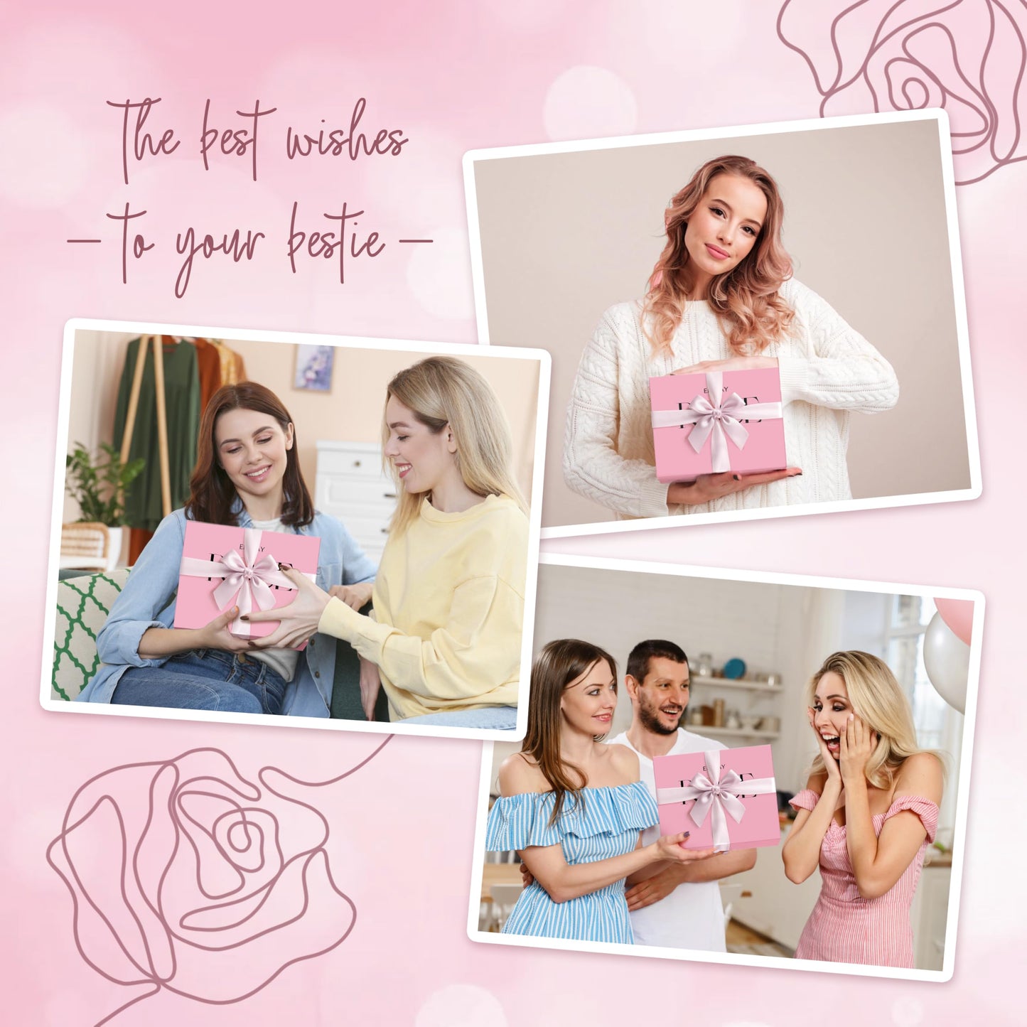 EIRNAY Gifts for Women Birthday Gift Baskets Home Spa Relaxing Self Care Gift for Woman Mom Her Sister Wife Auntie Care Package Thank You Gift Bridal Shower for Women Friendship Ideas