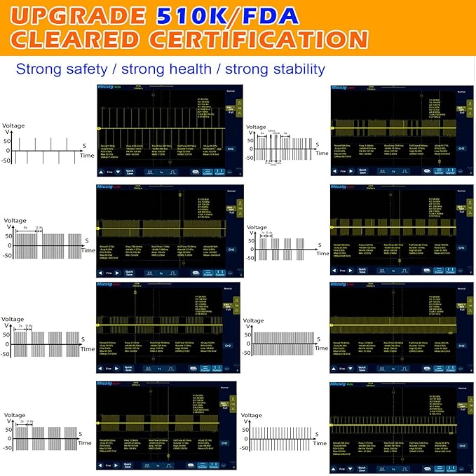 Abs Stimulator Belt-FDA Cleared EMS Massager Abdominal Toining Fitness Belt without GEL SHEET Tactical Abs Power Muscle Toner Workout Men Women & Bodybuilders USB Rechargeable Black KLT-07