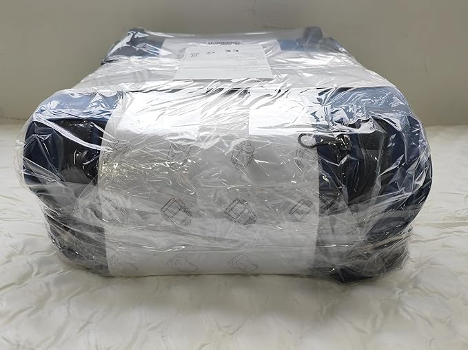 KROSER Carry On Underseat Multi-functional, 16-inch Underseater Lightweight Overnight Suitcase for Women, Haze Blue