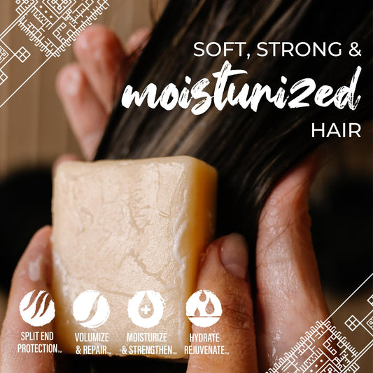 Viori Purple Conditioner Bar - Handcrafted with Longsheng Rice Water & Natural Ingredients - Blonde Hair Toner to Neutralize Brassy Tones