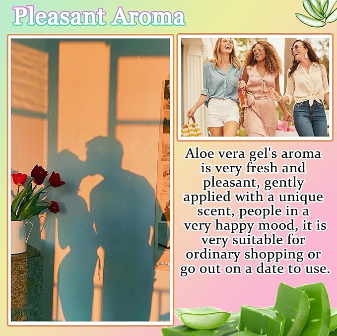 8PCS Aloe Vera Gel for Face,Gentle Moisturizing After Sun Lotion for Women and Men,Refreshing Non-Sticky Aloe Vera Gel for All Skin Types