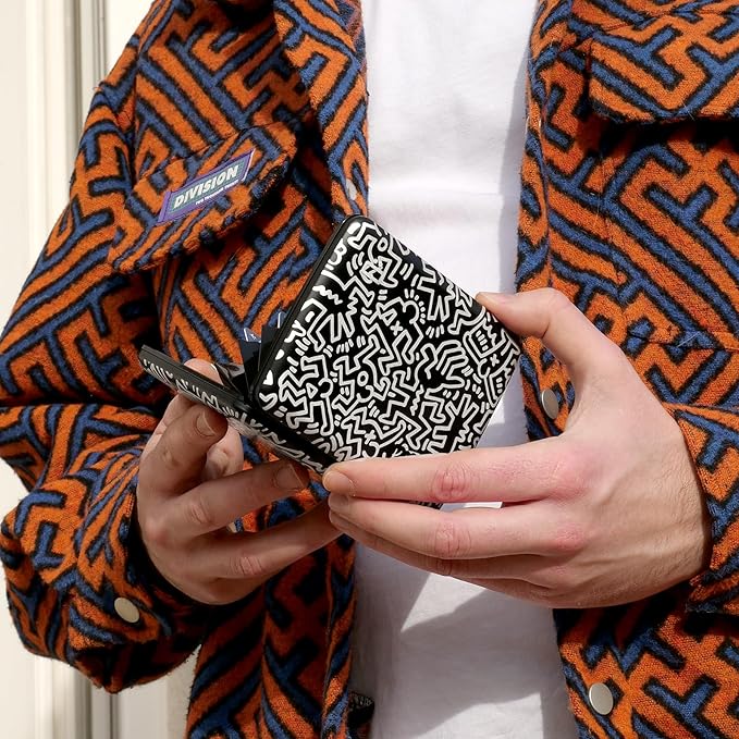 Aluminum wallet, Large capacity with metal lock, RFID Protection against fraud and demagnetization, Smart Case OSLO Large model