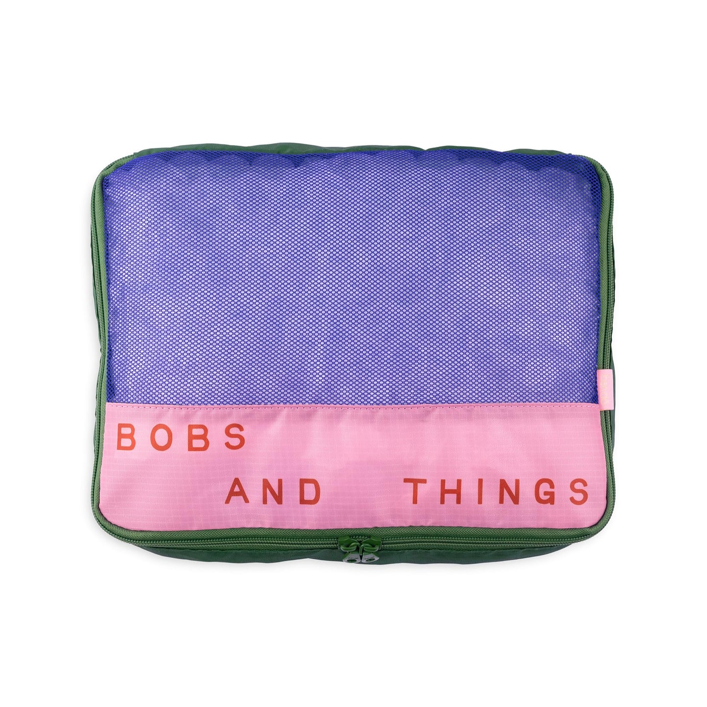 ban.do Getaway Polyester and Mesh Packing Cube Set, Includes 4 Foldable Luggage Organizers in Various Sizes, Bits and Bobs