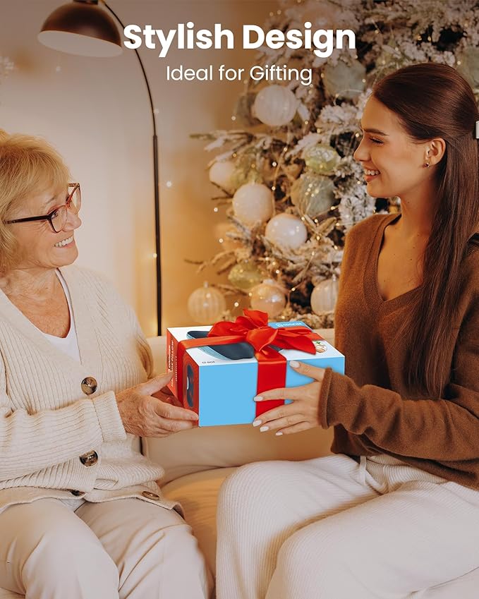 COMFIER Shiatsu Neck and Back Massager with Heat, Neck Massager Pillow with 3D Kneading Deep Tissue, Cordless & Portable, Soothes Muscle Tension at Home, Office, Travel,Ideal Gift for Men & Women