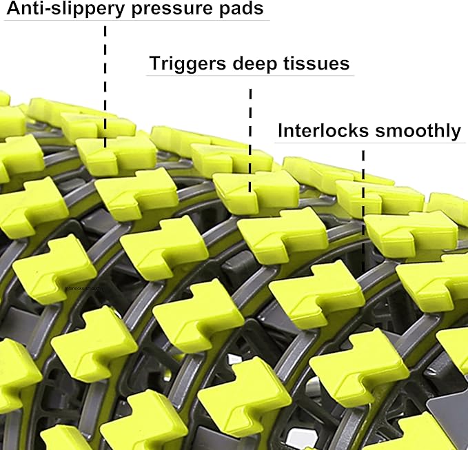 Collapsible Premium Foam Roller for Sore Muscles, Tissue, for Tension and Pain Relief | Massage Rollers for Maximum Tension Relief ∣ High Density Foam for Deep Tissues, Thigh, Arms (Yellow)