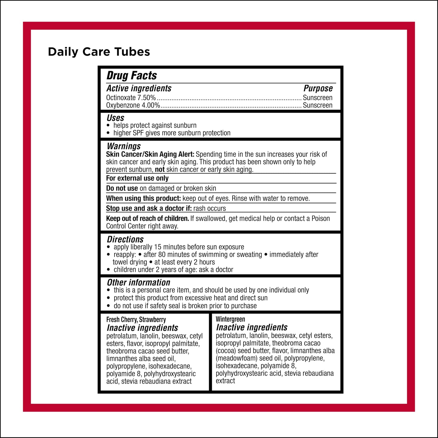 Carmex Daily Care Moisturizing Lip Balm Pack, SPF 15, Multi-Flavor Lip Care Variety Pack Bag, 9 Count (6 Tubes, 3 Sticks)