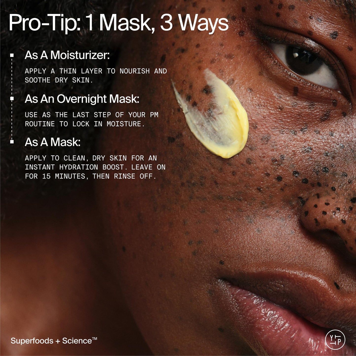 Youth To The People Superberry Dream Mask Full Size - Hyaluronic Acid + Vitamin C Face Moisturizer + Overnight Facial Mask, Hydrates + Plumps + Brightens Skin, Evens Skin Tone, For Dry Skin - 2 fl oz