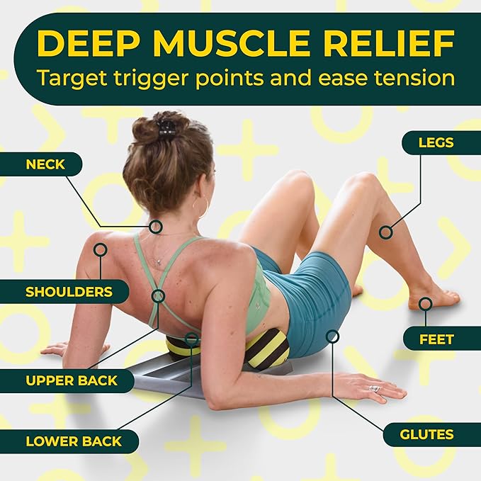 4-Inch Firm Yoga Deep Tissue Massage Ball Set – Myofascial Release Balls for Feet, Back, Neck, Legs & Arms – Trigger Point & Mobility Therapy (2-Pack)
