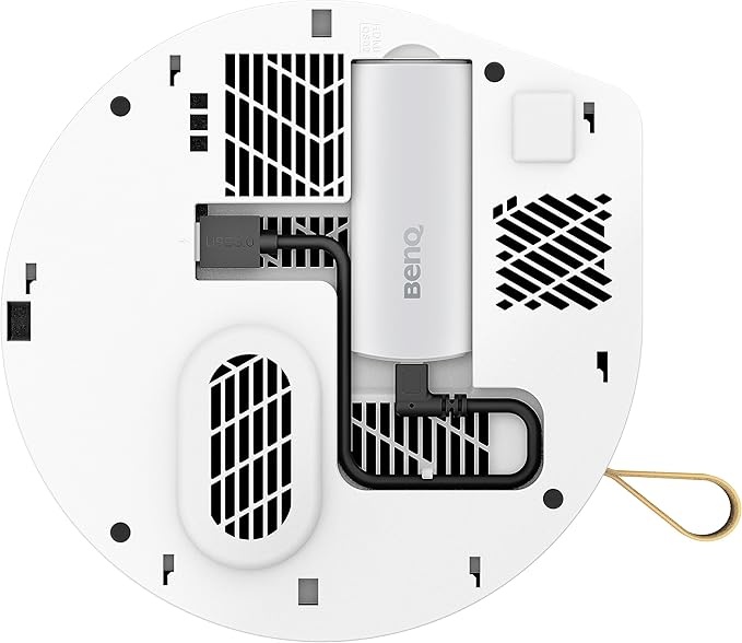 BenQ GV31 | 1080p LED Portable Ceiling Projector | Rotating Angle Projection | 16W 270˚ Bass Wireless Speaker | Android TV with Netflix | Chromecast & AirPlay | Autofocus & 1D Keystone | HDMI | USB-C