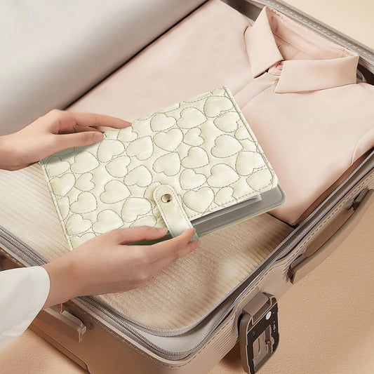 Ylfahjs Travel Jewelry Organizer Case,Jewelry Storage Roll Bag for Women,Tangle-Free Portable Storage for Necklaces & Earrings/Rings/Bracelets,Jewelry Storage Book, Waterproof Organizer Bag