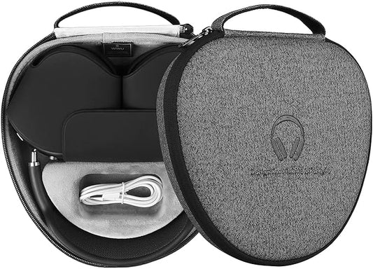 Apple AirPods Max Smart Case with Sleep Mode, Ultra-Slim Travel Case, Long-Lasting Hard Case, Gray