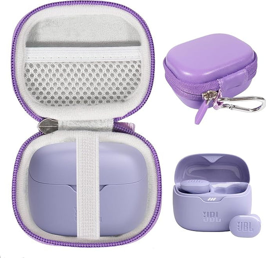 Alltravel Earbuds Case for Tune Buds - True Wireless Noise Cancelling Earbuds (Purple)