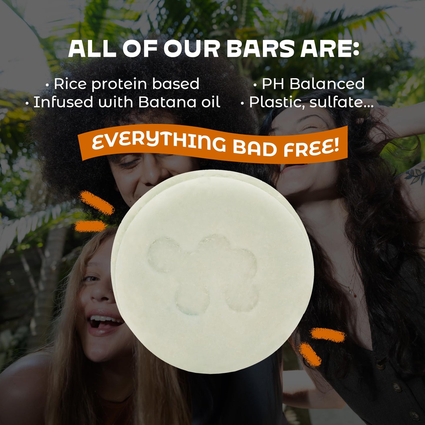 OLE CARE Travel Size Shampoo and Conditioner Bar Set with Batana Oil - Sustainable, PH Balanced, Discovery Set, Plastic-Free, Color-Safe, Eco-Friendly, Solid Sustainable Bars, Zero Waste, 2.5 oz Bar