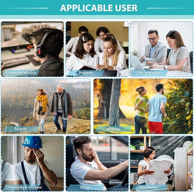 Belifu Dual Channel TENS EMS Unit with 12 Pads, 24 Modes Muscle Stimulator, Electronic Pulse Massager Muscle Massager for Pain Relief Therapy, Fastening Cable Ties, Dust-Proof Drawstring Storage Bag