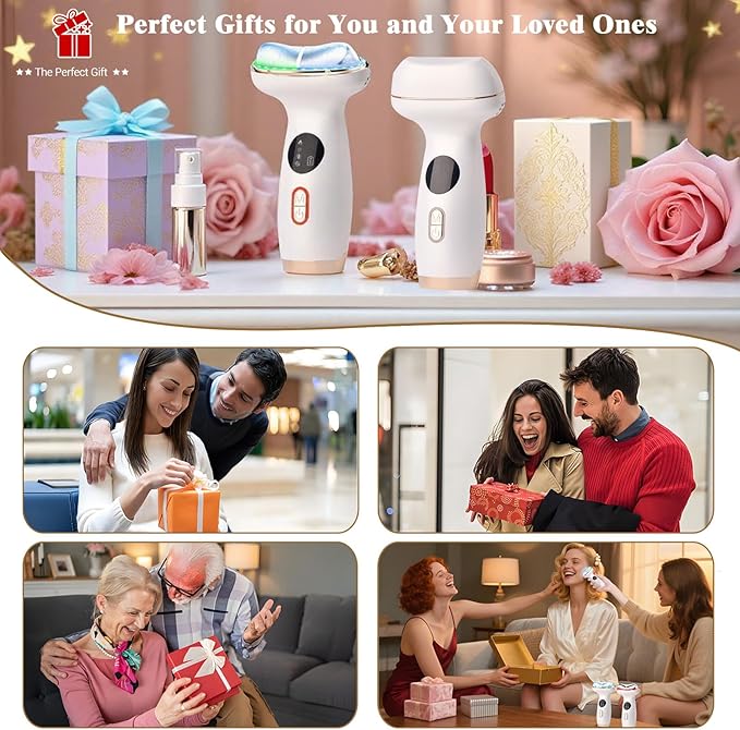 Cold Heat Facial Massager Red Light Therapy for Face Neck Eye Lifting Firming Depuffing,7-in-1 LED Facial Sculptor Skin Care,Cooling Electric gua sha Lift Device Reduce Forehead Frown Smile Line