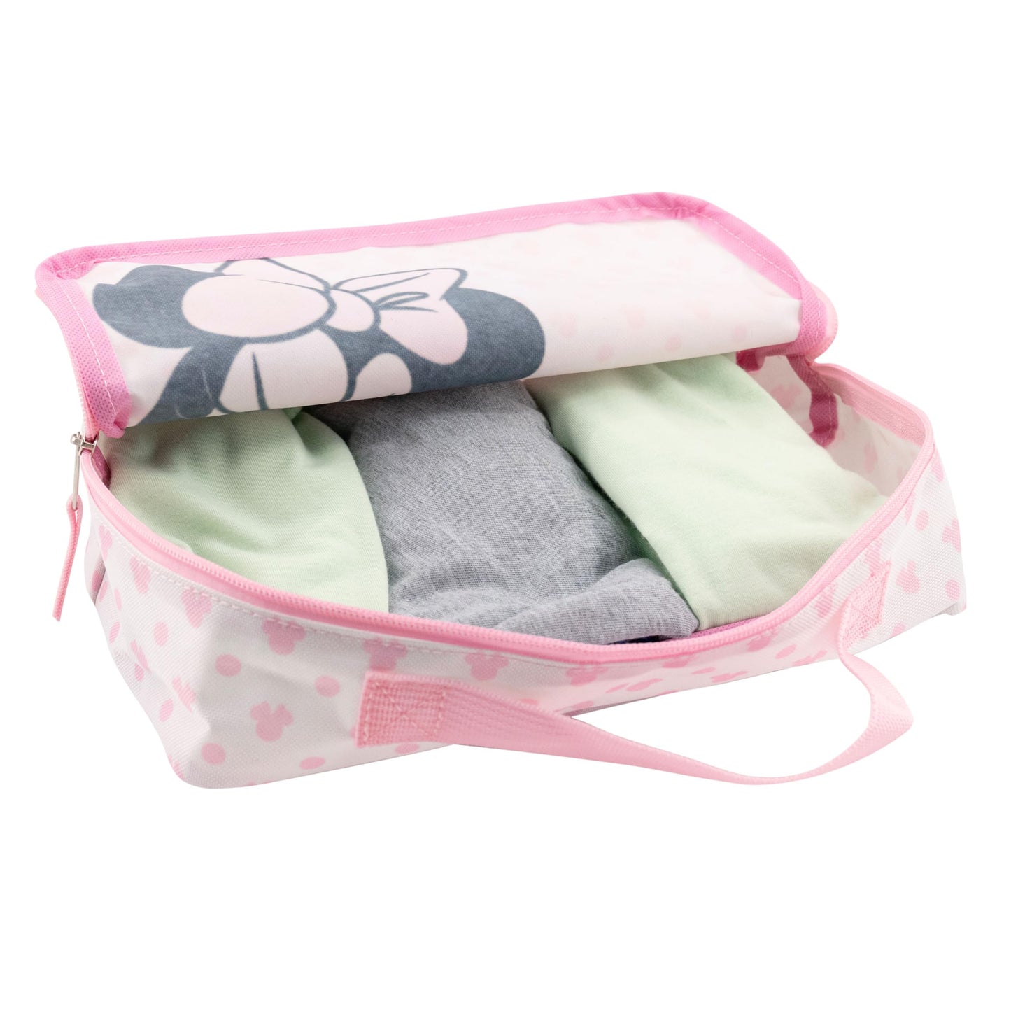 Disney Minnie Mouse Packing Cubes for Travel | Minnie Mouse Travel Accessories Travel Bags Luggage Organizer for Girls, Boys, Unisex | Minnie Kid Travel Size Travel Cubes for Packing