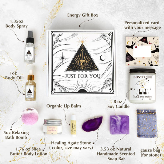 Care Package for Women, Self Care Gifts for Women Basket, Gifts for Womens Birthday Unique, Stress Relief for Mom/Wife/Friends, Witchy Gift, Divorce Breakup Gifts, Spa Gift Mother Day, Birthday
