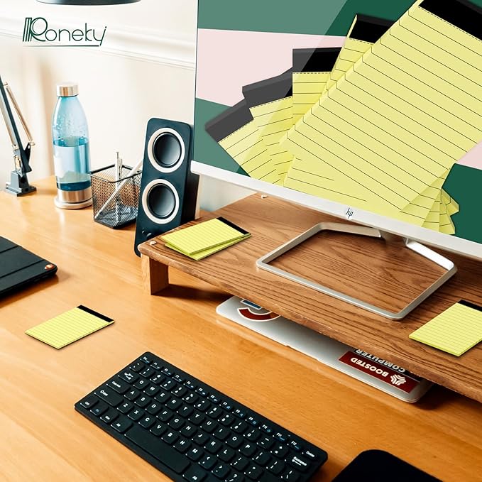 10 Pack Note Pads 3 x 5 Notepads, Small Notepad Pocket Size Notebook Scratch Paper Pads Narrow Ruled, 3x5'' Memo Pad Note Pads of Lined Paper Notepad To-Do Small Writing Pad for Lists Work Home Office