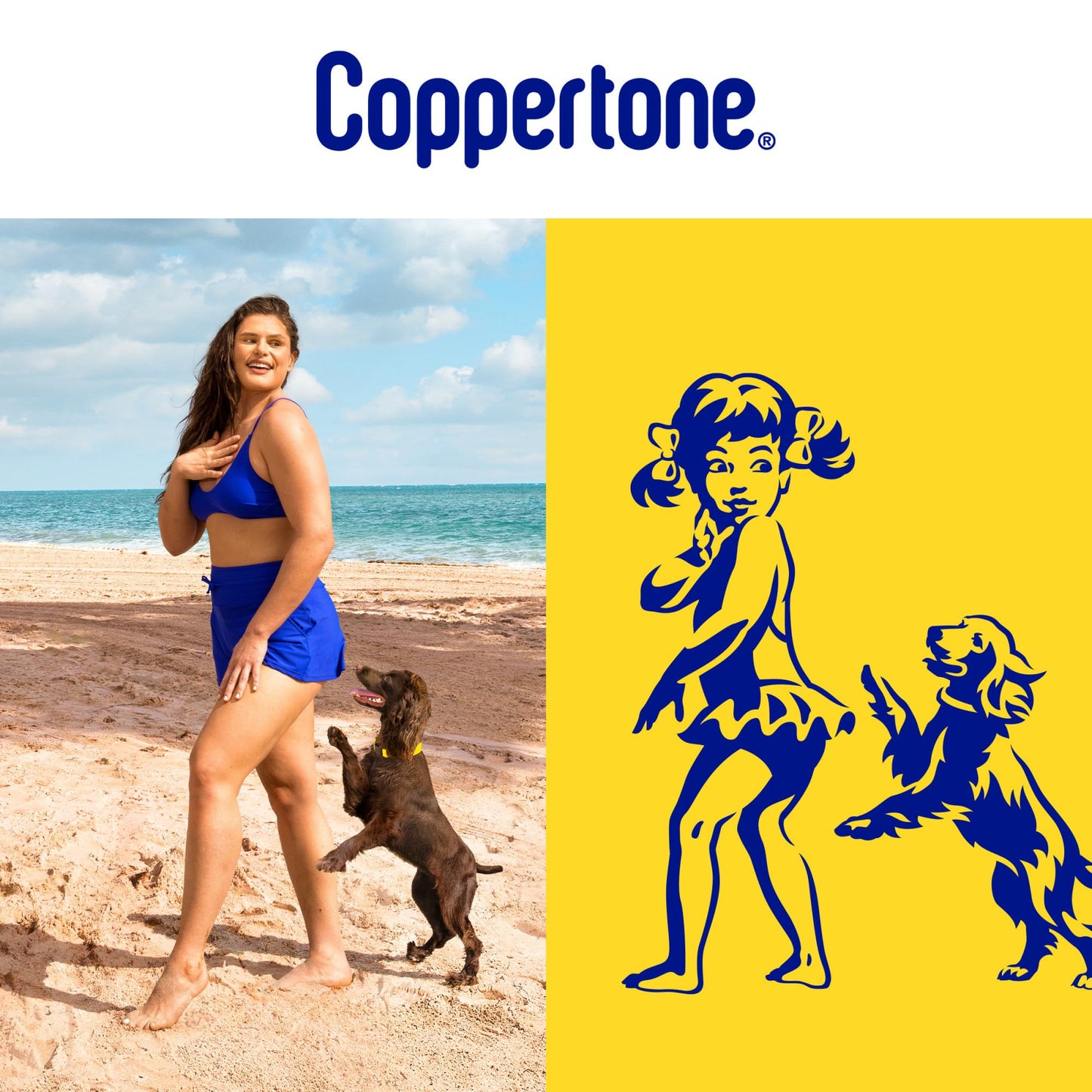 Coppertone Sport Sunscreen Lotion SPF 50, Sweat, Heat and Water Resistant Sunblock, Lightweight, Oxybenzone Free, Travel Size Sunscreen Bulk Pack, 3 Fl Oz Bottle, Pack of 6