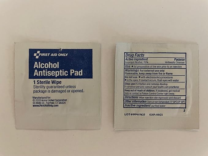 3-Pack 54 Piece First Aid Kit Featuring Assorted Bandages, Wipes and First Aid Basics in Compact Reusable Kits for Home, Office & Travel (5 Pack)
