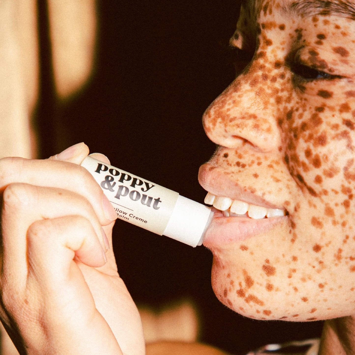 Poppy & Pout Marshmallow Creme Jumbo Lip Balm | All Natural Lip Balms & Moisturizers | Hydrates with Beeswax, Vitamin E, Organic Coconut Oil | Cruelty-Free | Lip Balm in Recyclable Cardboard Tube