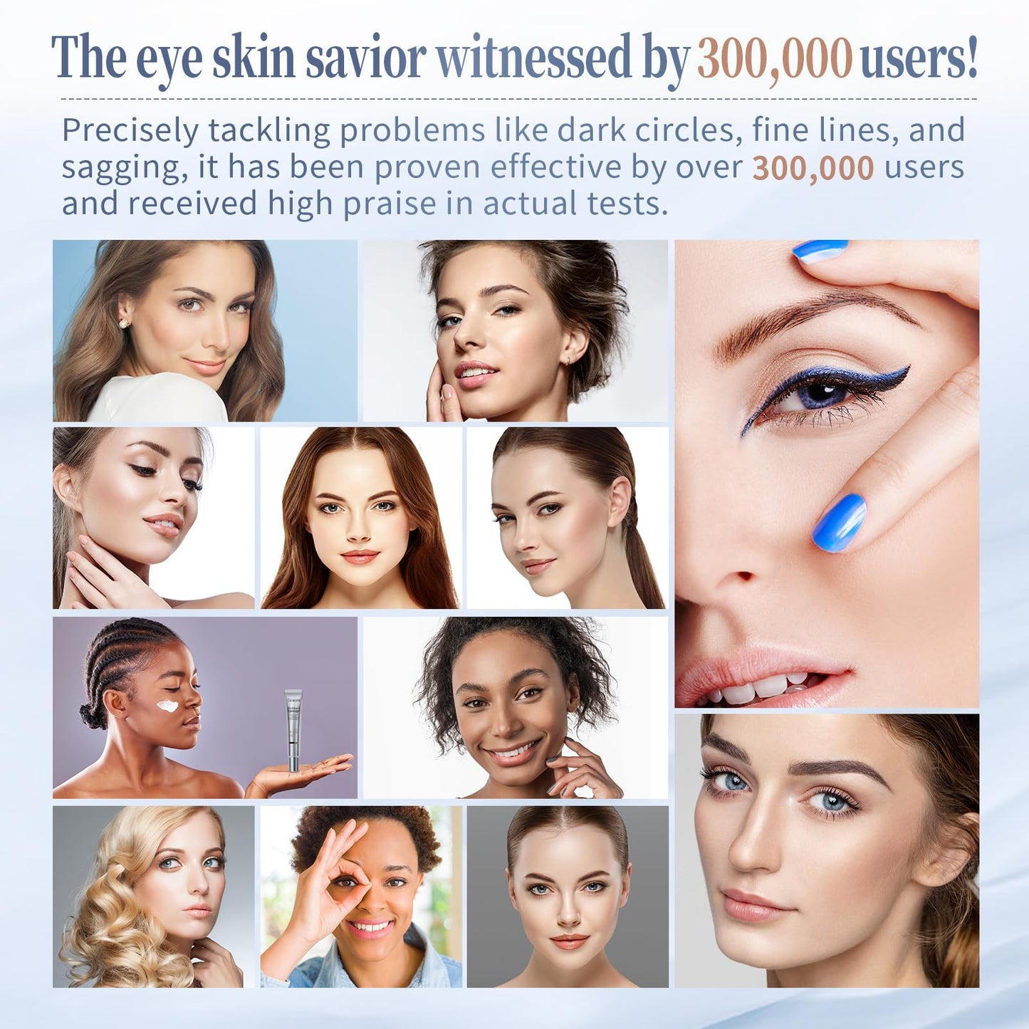 Retinol Under Eye Cream - Cream for Men & Women, Dark Circles, Puffiness & Wrinkles, Anti-Aging Eye Cream for Fine Lines, 0.7 Fl Oz