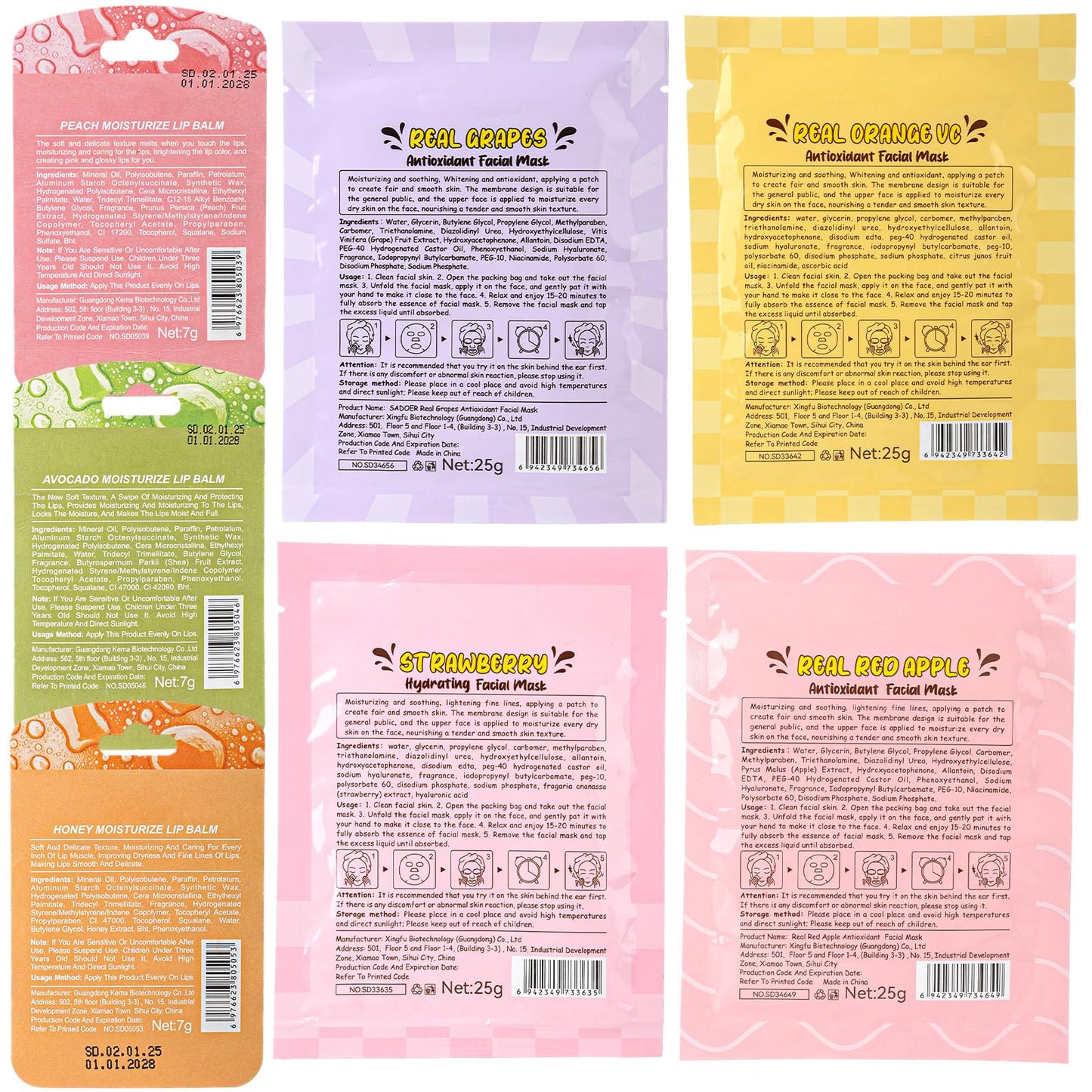 28PCS Spa Party Supplies For Girls, Spa Birthday Party Favors For 4 People, Spa Day Kit With Bath Bombs, Eye Mask, Lip Balm, Face Mask, Hand Cream, Compressed Towel, Gift Bag, Sleepover Spa Gift Set