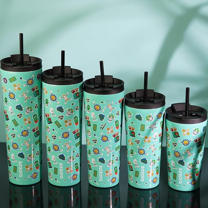 BJPKPK 22oz Tumbler With lid And Straw Stainless Steel Travel Coffee Mug Insulated Tumblers Cups,Passionate Red