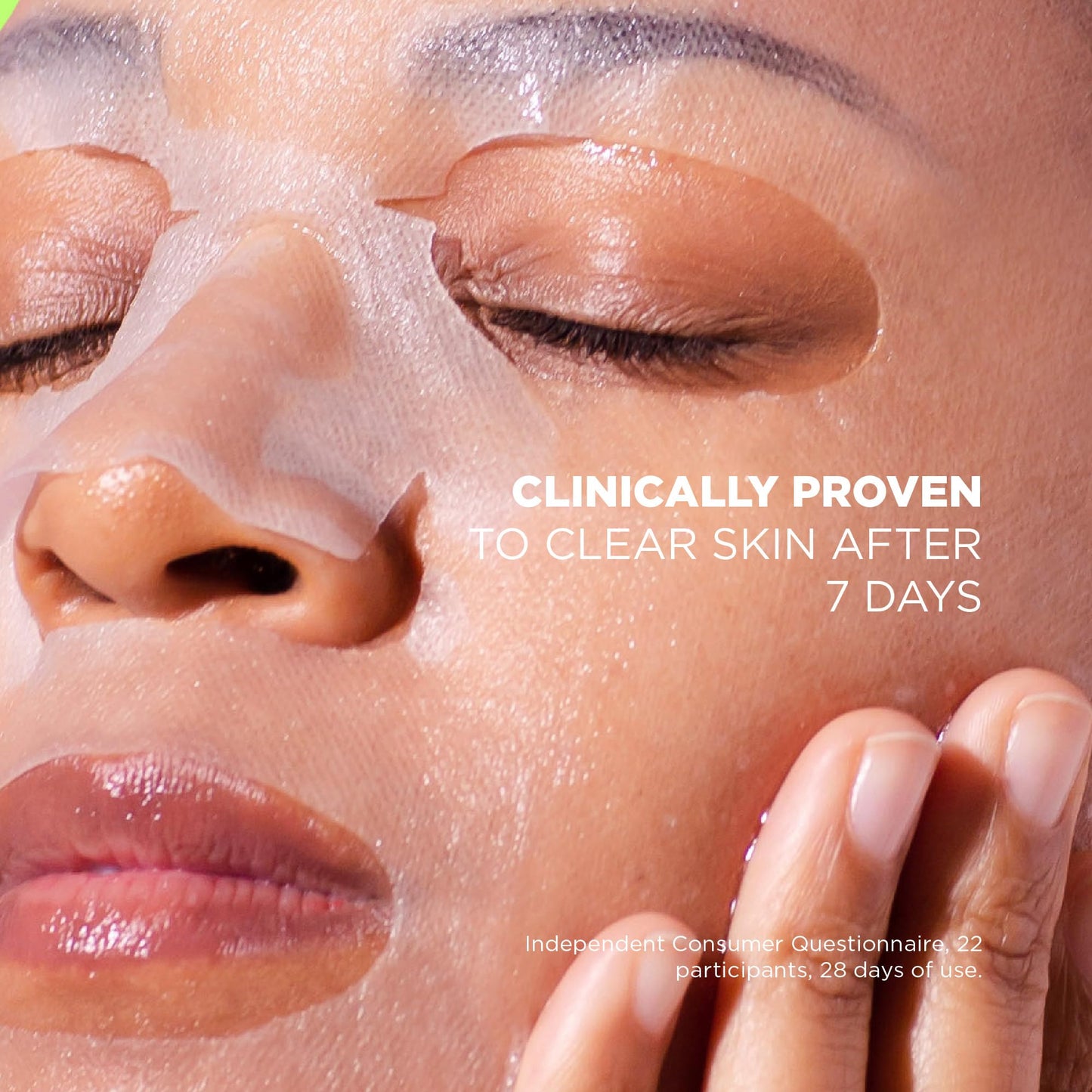 Skin Republic Spots + Blemish Sheet Mask. Clinically Proven to Reduce Pimples Skin in 7 Days. Made in Korea. 3 Pack.