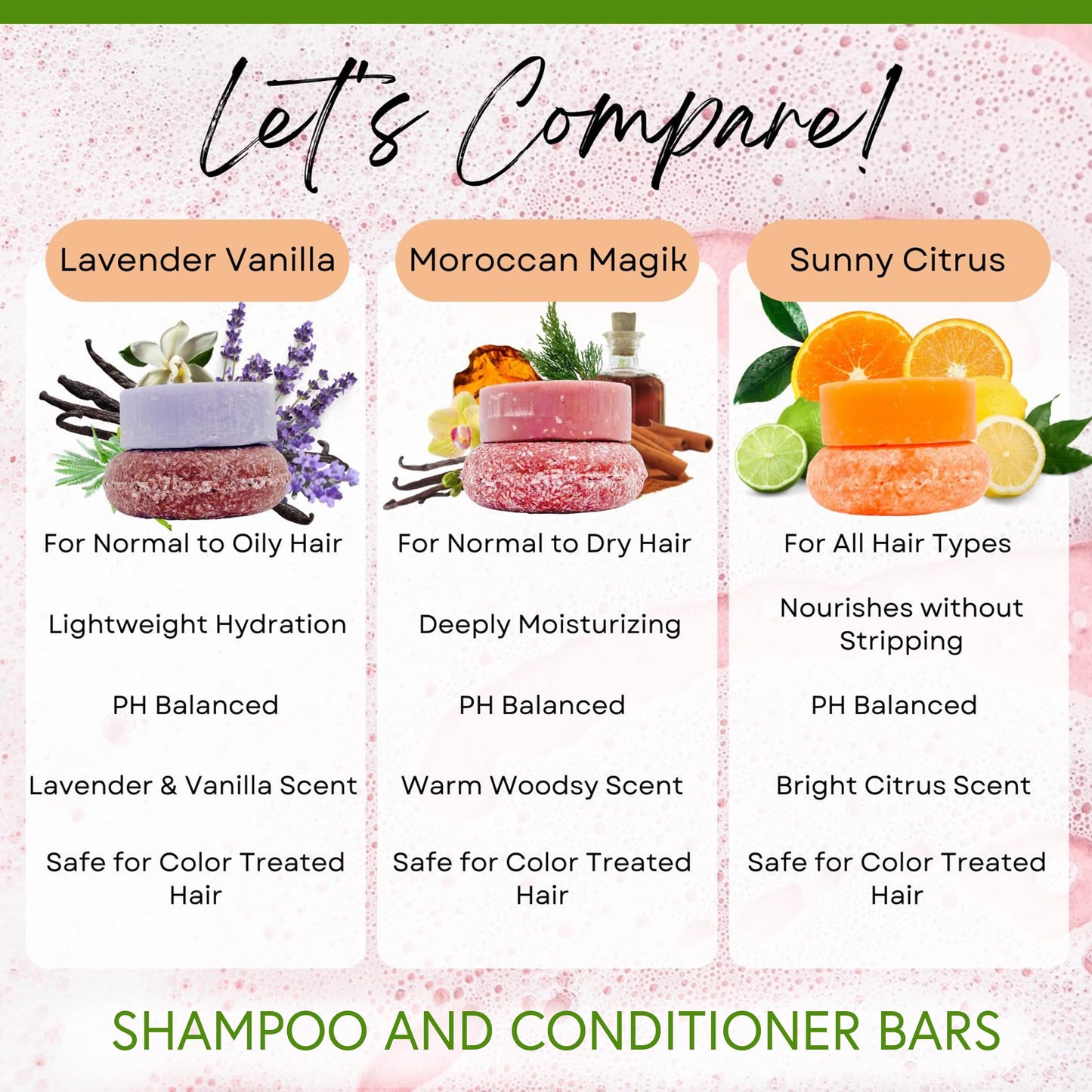 Honeybee Gardens Conditioner Bar, Lavender Vanilla, Eco-Friendly, Nourishing, For All Hair Types, 2.3 oz