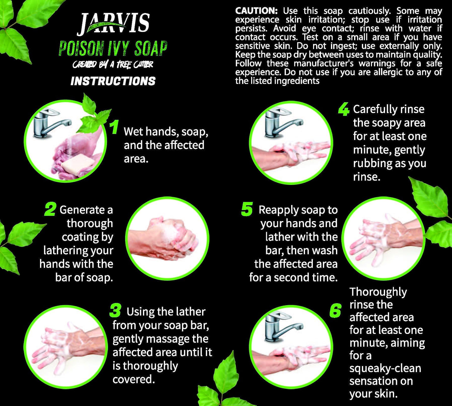 Poison Ivy Soap Bar | Treatment for Poison Ivy, Oak & Sumac | Fast Itch Relief and Soothing of Rashes, Redness & Inflammation | Simple Skin Care Ingredients | 2 pack | 3.4 Ounces (2)