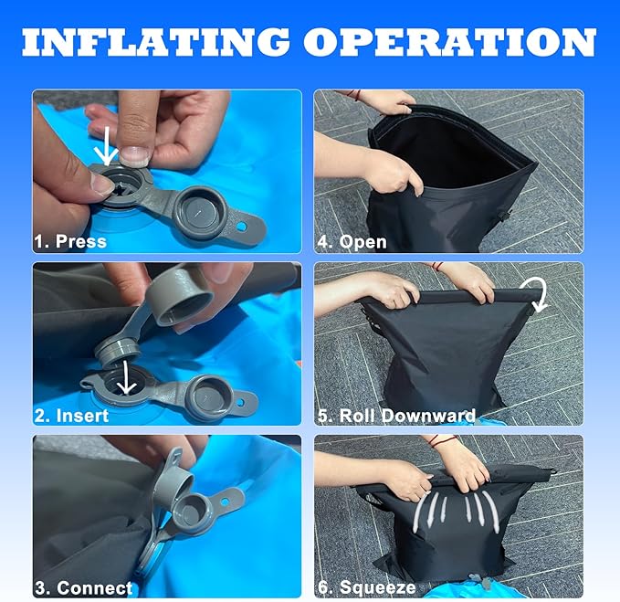 Large Beach Blanket Sandproof, 79"×83" Beach Mat for Family, Beach Mats with Pillow, Camping Sleeping Mat Portable Outdoor with Side Walls, Beach Essentials