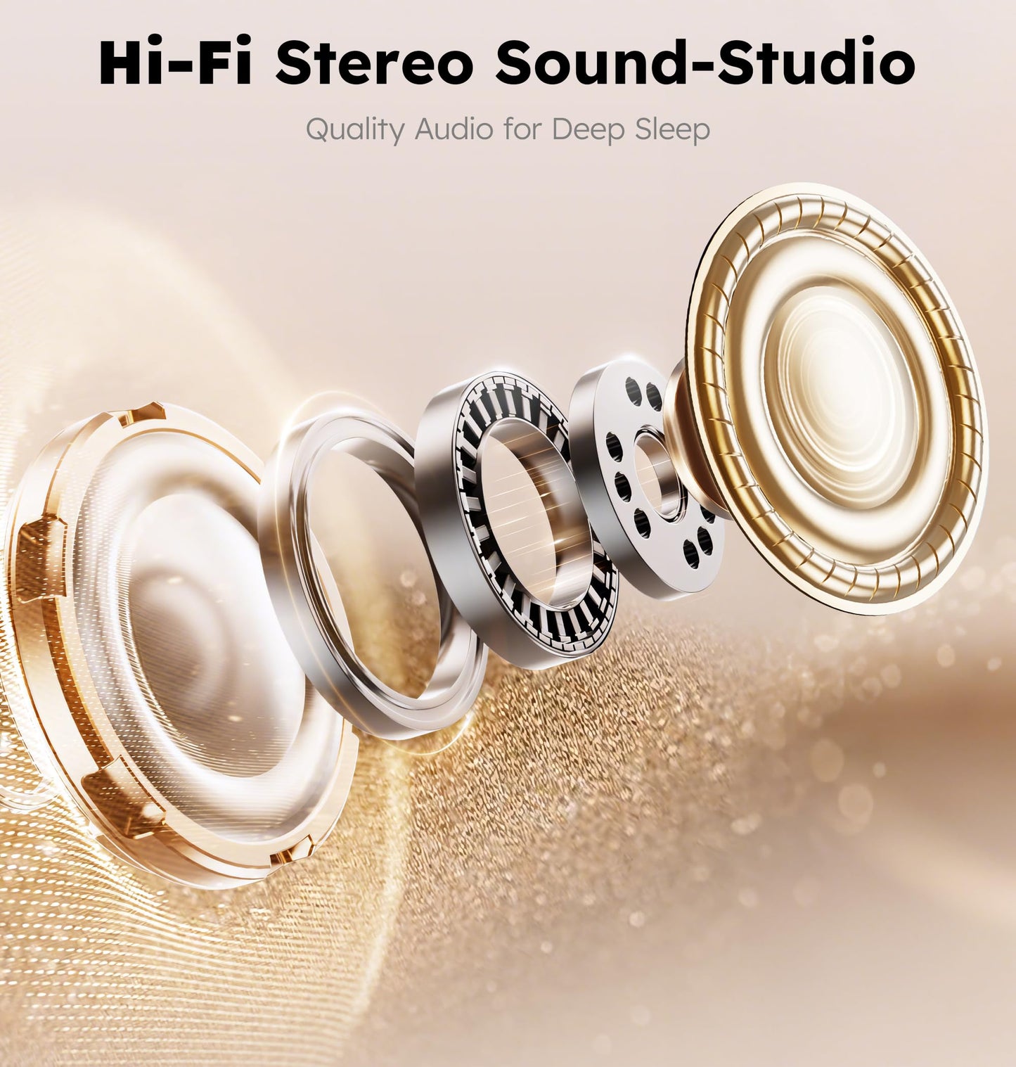 AHUIARGY Ice Silk Sleep Mask with Headphones, Sleep Headphones for Side Sleeper with 3D Cups, Bluetooth 5.4 Sleeping Eye Mask, Total Blackout Sleeping Headphones for Women Men(Black)