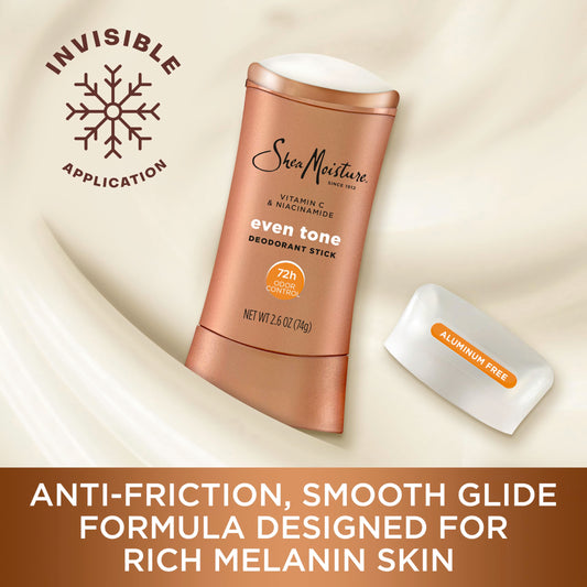 SheaMoisture Deodorant Stick for 72h Odor Control Fresh Aluminum Free 2.6 oz