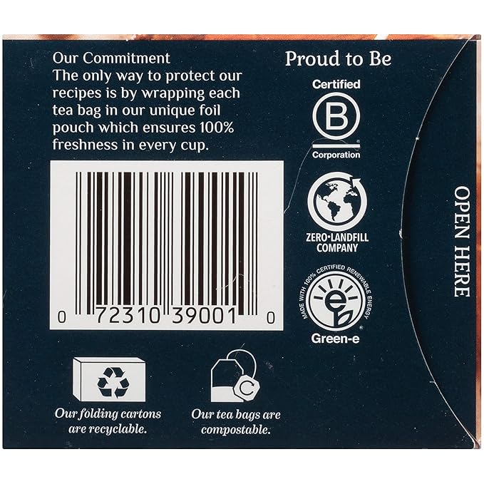 Bigelow Botanicals Cold Water Infusion Blueberry Citrus Basil Tea Bags 18 Count Box (Pack of 3), Herbal Infusion, Caffeine Free, 54 Tea Bags Total