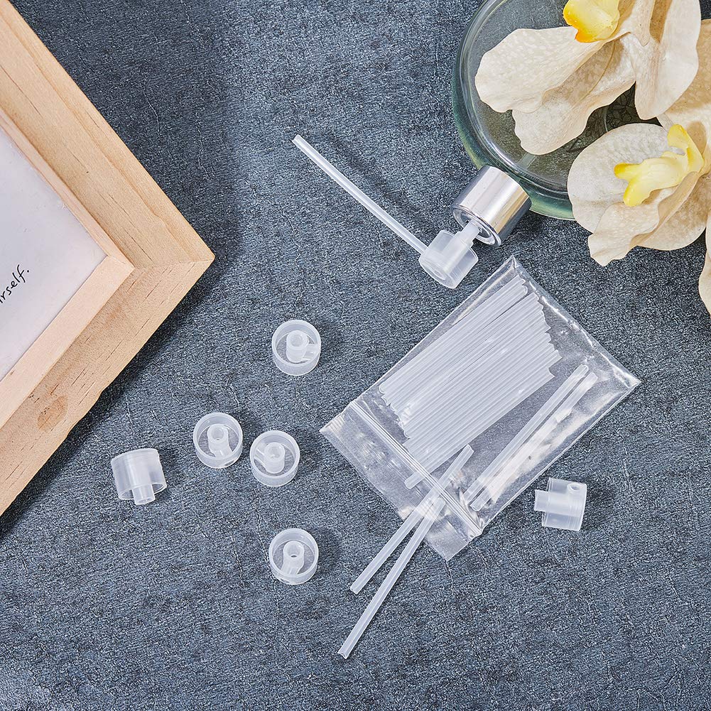 PH PandaHall 20pcs Perfume Refill Pump Perfumes Dispenser Pump Cosmetic Dispenser Pumps Transfer Tool for Small Travel Refillable Perfume Atomizer Spray Bottle, No Bottles
