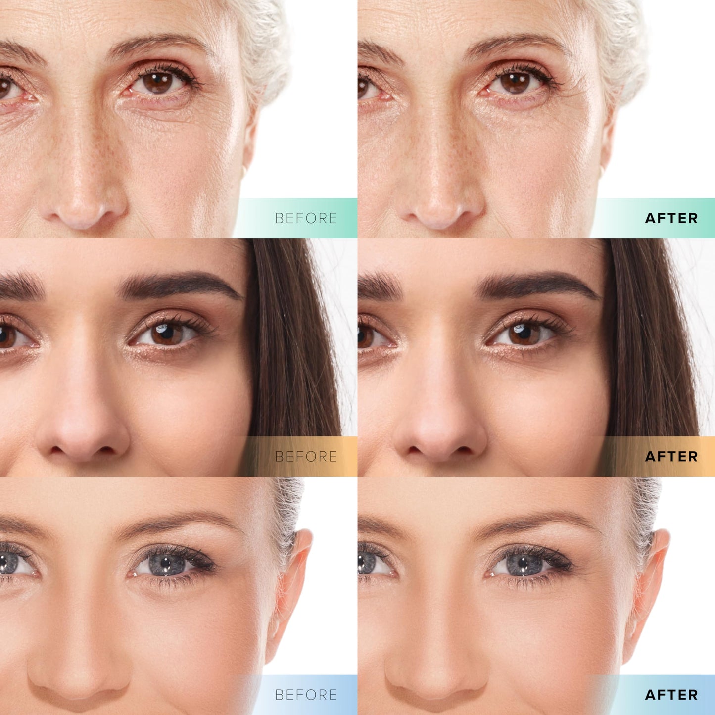 Cosmedica Skincare Facial Serum Trio Set Value for Clear Skin - Vitamin C Super Serum, 2.5% Retinol Serum, Pure Hyaluronic Acid Serum – Vegan, Cruelty-Free Skincare 6 pack