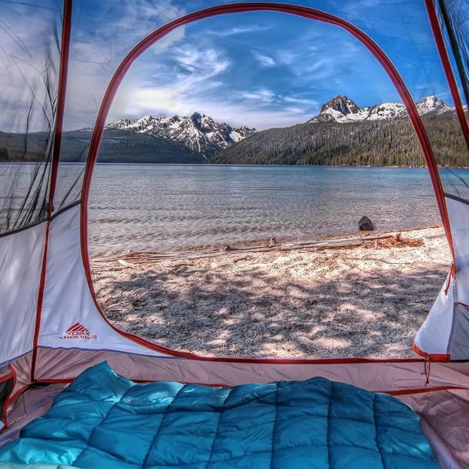 Camping Blanket, Packable Puffy Blanket Down Alternative Blanket Lightweight Windproof Water Resistant for Outdoors,Hiking, Backpacking,Beach,Car,Picnic,Stadium 52x75in