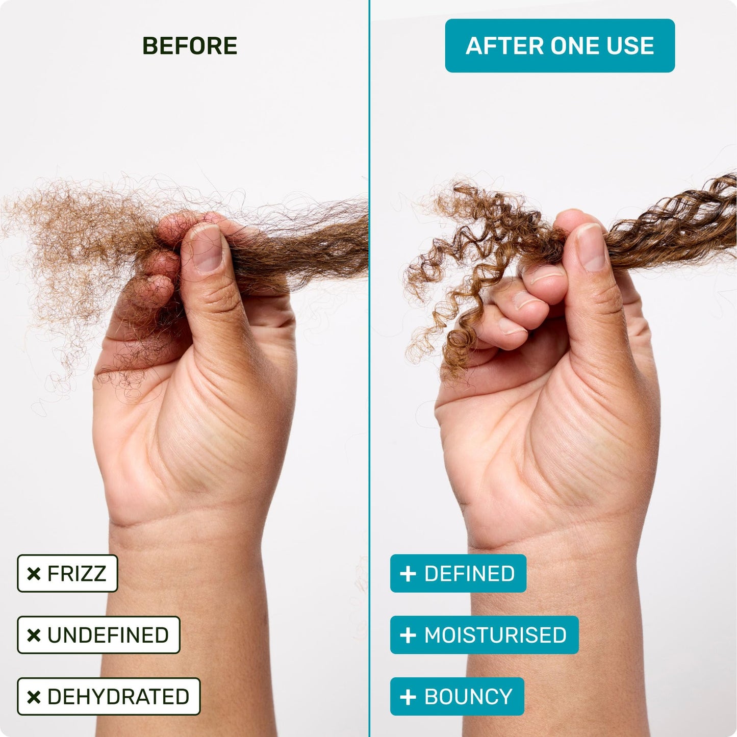 Ethique Beauty Curl-Defining Shampoo & Conditioner Bar Set for Thick, Curly Hair with Shea Butter