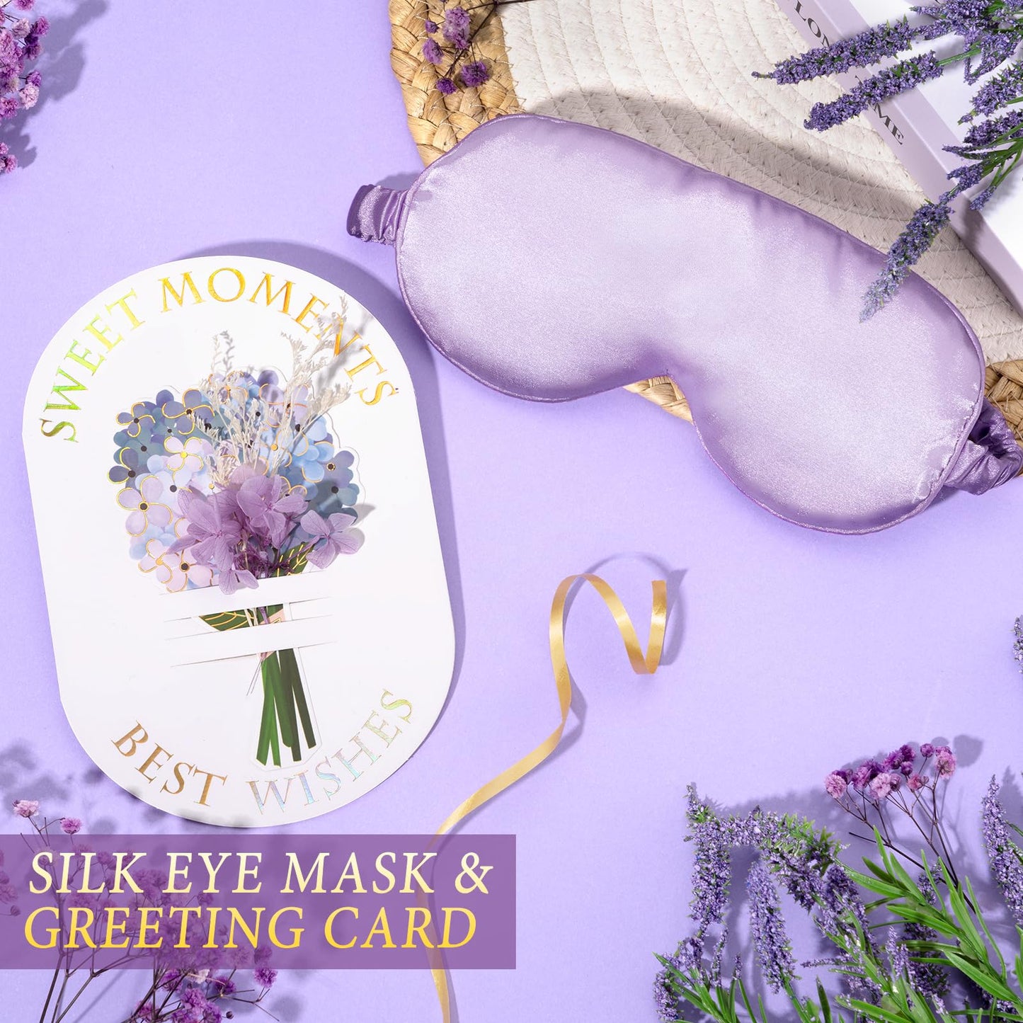 Birthday Gifts for Women Self Care Friendship Gifts, Lavender Relaxing Spa Gifts Basket Care Package w/ Luxury Flannel Blanket 20 Oz Tumbler, Unique Mothers Day Gift for Mom Her Friend Sister Wife