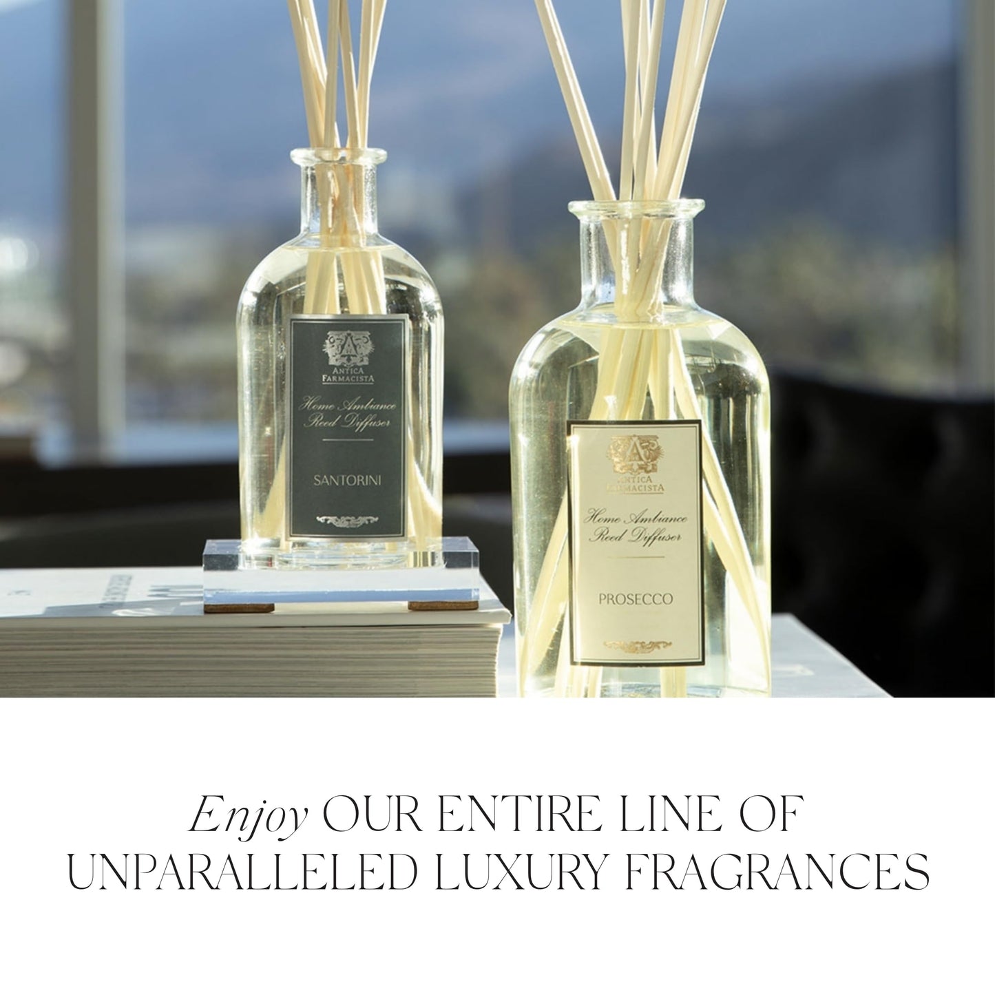 Antica Farmacista Liquid Velvet Acrylic Bath & Body Gift Set - Moisturizing Scented Lotion - Premium Hand Wash - With Acrylic Tray - Mother's Day Skincare Gift - Hand & Skin Hydration - Liquid Velvet