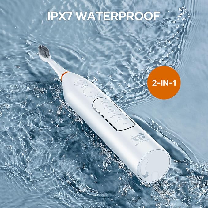 2-in-1 Electric Toothbrush with Water Flosser