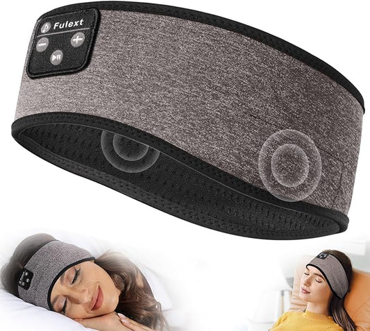 Sleep-Headphones-Bluetooth-Sleeping-Headband - Sleeping Headphones for Side Sleeper, Elastic Music Band Cozy ASMR Wireless Eye Mask Valentines Day Gifts for Her Him Wife Husband Women Men