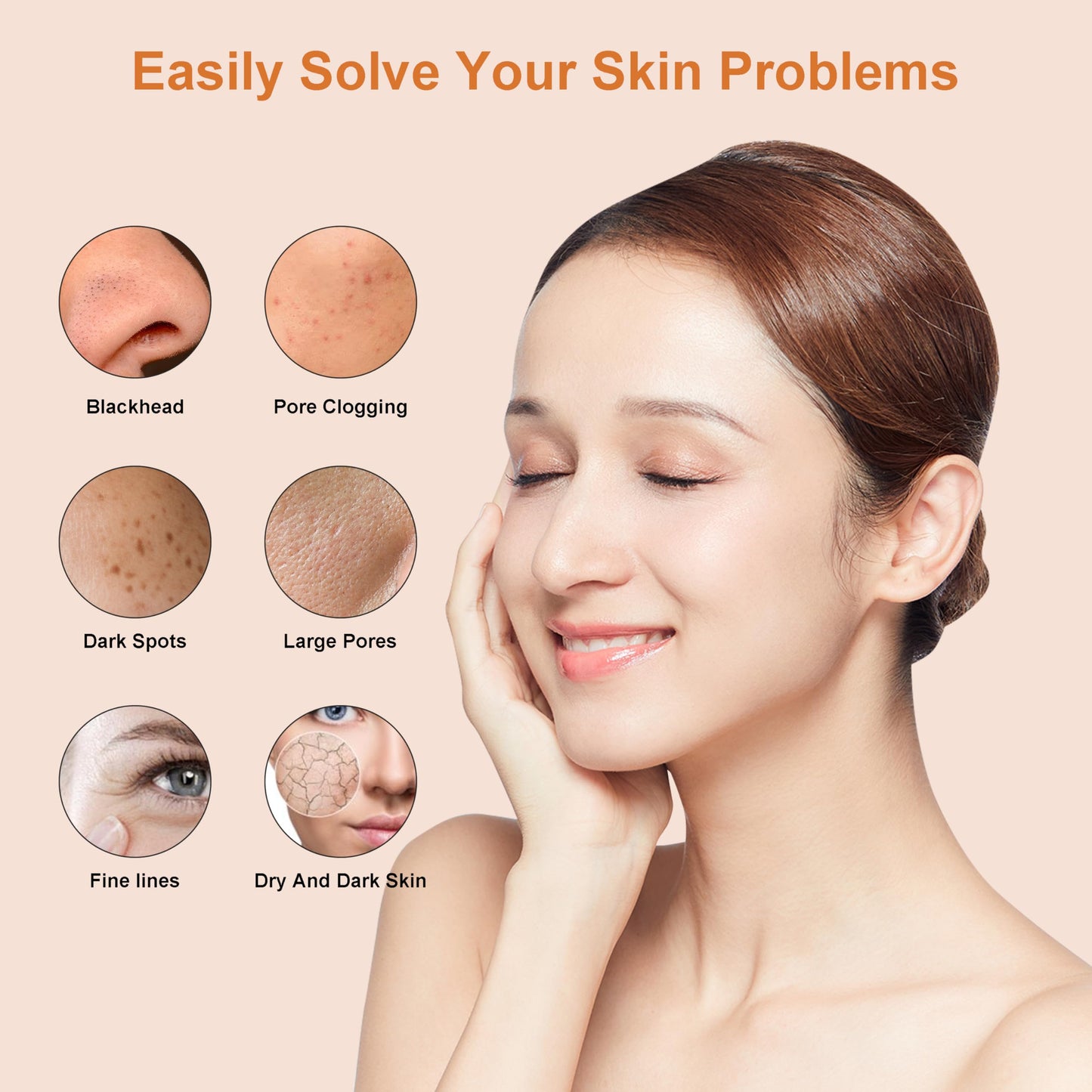 4 In 1 Diamond Dermabrasion Microdermabrasion Skin Scrubber Vacuum Facial peeling Sprayer Blackhead Acne Remover Skin Care Beauty Machine Elitzia ET33P4