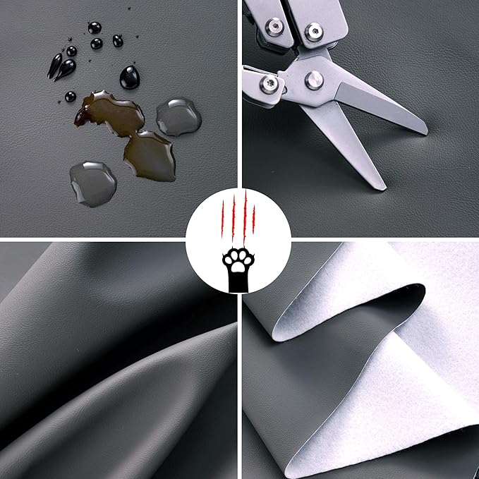 Booster Seat for Dining Table, PU Anti-Scratch Easy Cleaning Kids Toddler Booster Seat for Table, Portable Increasing Booster Cushion with Non-Slip Bottom and Adjustable Elasticity Straps