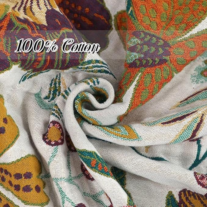 100% Boho Throw Blankets for Bed All Season, Reversible Cozy Blanket for Bed Couch 90"x98" Premium Soft Decorative Blankets for Couch Sofa Picnic Travel