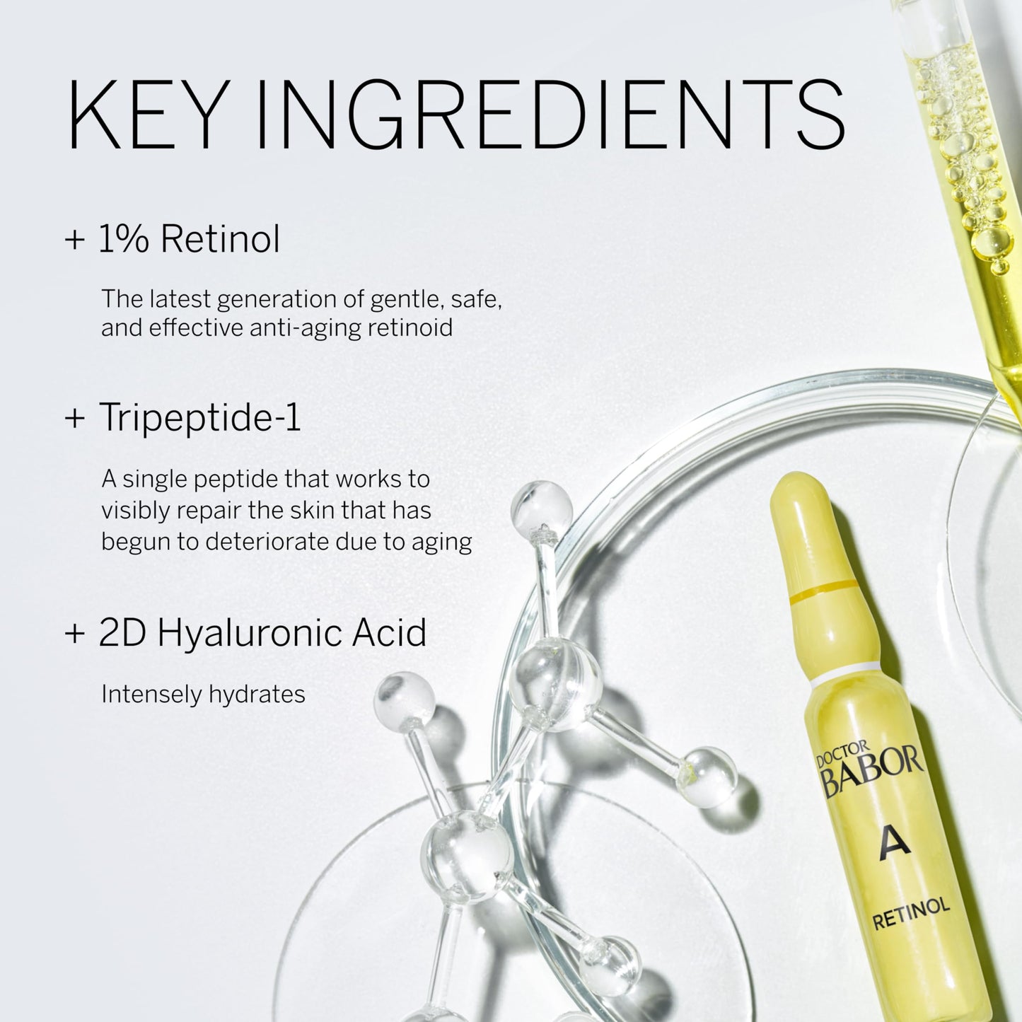 Babor Power Serum Ampoules - Retinol Serum, 7 Days to Renewed Skin, Counteract Signs of Premature Aging